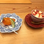 柚木元 - フルーツとプリン