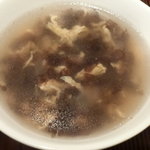 龍宮楼飯店 - 回鍋肉(680円)～スープ