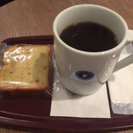 Excelsior Cafe Mita Ten - パウンドケーキリンゴ&クルミとドリップコーヒー