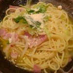 おぎ野 - 賄い飯。ペペロンチーノ