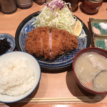 とんかつ檍 - 上ロースかつ定食