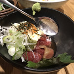 串家キッチン 晴吉 - マグロの山かけ(^^)