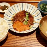 珈琲と定食 MoRiSaN - 20181210ハンバーグの定食