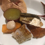 銀座 しのはら - 蝦夷鮑・鱚・など