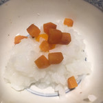 銀座 しのはら - 粥：キンカン・カラスミ