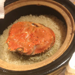 銀座 しのはら - 松葉ガニの土鍋ご飯