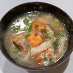 うを徳 - 2018.12 津居山セイコ蟹と京都海老芋と慈姑とチョロギのお椀