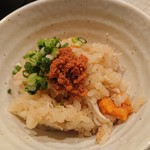 禅紫 - ワタリガニ土鍋御飯(せいこガニの卵on)