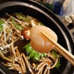 禅紫 - 鯛のしゃぶしゃぶ(ホタテ)