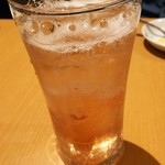 COZARA - 未知のビワミンハイボール＠ほんのり黒酢の風味を感じます♪