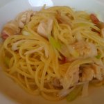 パスタフレスカ ラメーラ - ほっき貝と長ネギの塩味