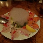 ジロラモ - カルパッチョ２種盛り（真鯛、サーモン）