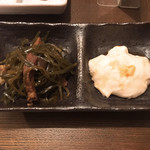 しゃぶしゃぶ金武 - 付き出し