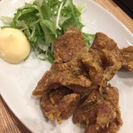 かつぎや - おつまみ排骨は永遠です　これを楽しみながら最初の一杯がすうぅ〜っと入っていきます