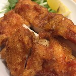 かつぎや - あって良かった錦爽鶏のパリパリ揚げ　ふわっとパリッとこちらもいつもの味　ボリュームアップしたように感じます