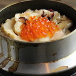 Seafood Kamameshi (rice cooked in a pot)