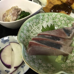 Nagakura - 刺身と漬物と豚タン