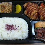 ララチーチャンベントウ - 日替わり弁当500円(近海獲れ新鮮魚フライ)