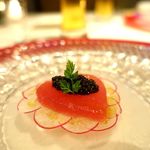 ラ・グランターブル ドゥ キタムラ - マグロのカルパッチョ キャビア添え