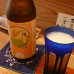 自然醗酵ビール（世嬉の一酒造　天然干し柿酵母）800円
