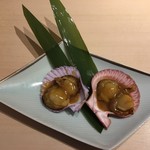 道頓堀 穴子家 - ひおうぎ貝バター