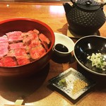 Wagyu beef hitsumabushi bowl