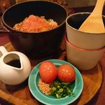 炭火焼鳥コクレ - 卵かけご飯