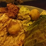 炭火焼鳥コクレ - 芽キャベツとコロッケ