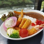 かじか苑 - 「羽布ダムカレー (1000円)」