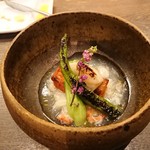 金目鯛ポワレ カブとズワイガニ 201812