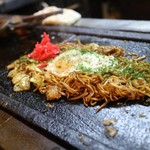髭将 - 〆は焼きそば(350円)