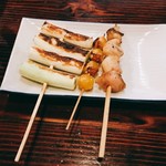 Tsubaki - ネギ、ギンナン串、ボンチリ