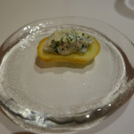 リストランテ・マッサ - リコッタチーズと明太子のカナッペ