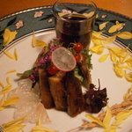 うなぎ屋酒坊・画荘 越後屋 - 鰻なます　酢の物　全景