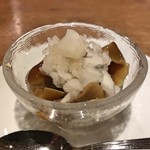 スガハラ - 米沢 天然なめこ + 鬼おろし（上から）