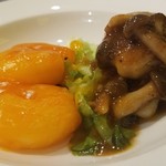 萬珍樓 - ◆「海老と松笠イカの二種盛作り」