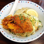 らー麺 あけどや - 鮭搾りつけ麺 900円