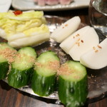 鳥みつ - 浅漬け盛り合わせ