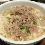 鳥みつ - 試作品：近江牛塩煮込みうどん