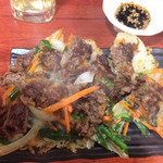 フリーバル 橋もと - 焼肉チヂミ。美味い！