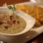 アフレキッチン - 鶏レバーペーストのカナッペ