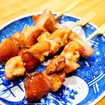 炭火焼鳥 きち蔵 - 砂ずりはサクサク