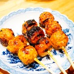 炭火焼鳥 きち蔵 - つくねはフワフワ
