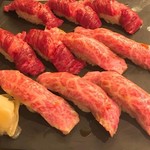 本気焼肉 肉とめし 肉寿司 - 