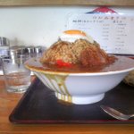味工房 きくや - カツカレー大盛り・昨年より増量？愛情盛り？