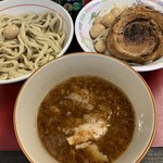 蓮爾 - 【2018.12.1】蓮えびつけ麺1000円+巻きチャー200円+うずら100円