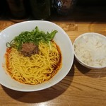 麺屋 麻沙羅 - 汁なし担々麺 ハーフライス