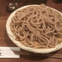 自家製粉石臼挽きうどん 青空blue 本店 - 自家製粉粗挽きざるうどん大盛り(1,080円)