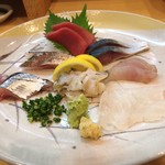 Sushi Harumasa - お造り盛り合わせ♪
