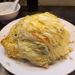 ニュー上海 - 天津焼き飯大盛り